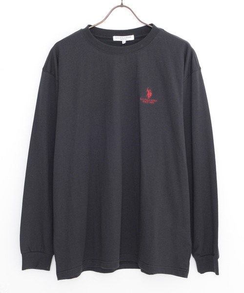 U.S. POLO ASSN.(ユーエスポロアッスン)の「『U.S. POLO ASSN/ユーエスポロアッスン』クルーネック長袖Tシャツ(Tシャツ/カットソー・メンズ・ダークグリーン/オフホワイト/イエロー系1/ダークオレンジ/ネイビー/グレー/ブラック・M/L)」の19枚目の写真
