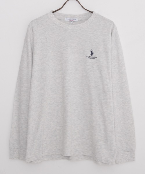 U.S. POLO ASSN.(ユーエスポロアッスン)の「『U.S. POLO ASSN/ユーエスポロアッスン』クルーネック長袖Tシャツ(Tシャツ/カットソー・メンズ・ダークグリーン/オフホワイト/イエロー系1/ダークオレンジ/ネイビー/グレー/ブラック・M/L)」の21枚目の写真