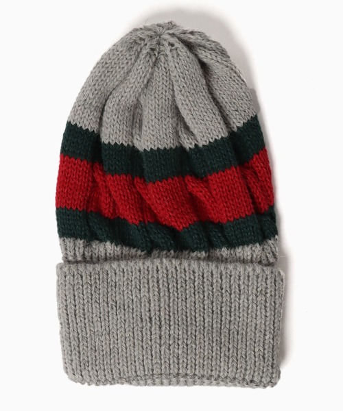 CLIPPER CASUALS（クリッパーカジュアル）の「CLIPPER CASUALS/クリッパーカジュアル Cricket Hat No Pom ニット帽（ニットキャップ/ビーニー・レディース・キャメル/ブラック/ライトグレー・FREE）」の10枚目の写真