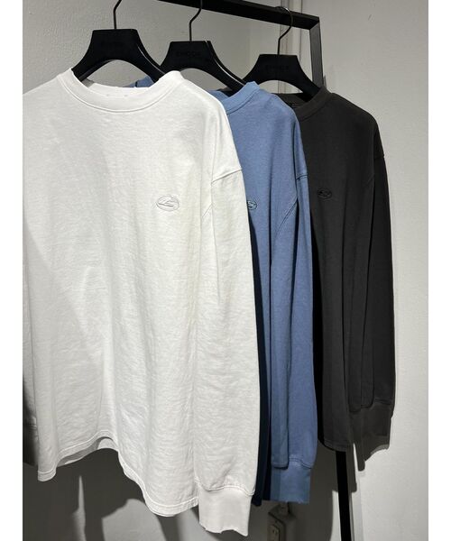 EMODA(エモダ)の「オーバールーズTシャツ(Tシャツ/カットソー・レディース・ブルー/ホワイト/ブラック・FREE)」の4枚目の写真