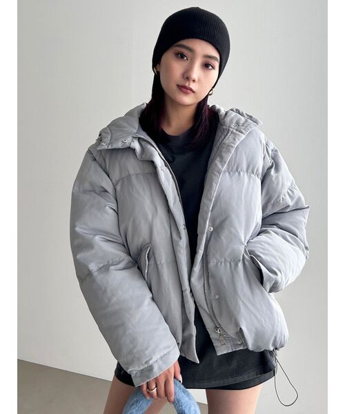 EMODA(エモダ)の「オーバールーズTシャツ(Tシャツ/カットソー・レディース・ブルー/ホワイト/ブラック・FREE)」の9枚目の写真