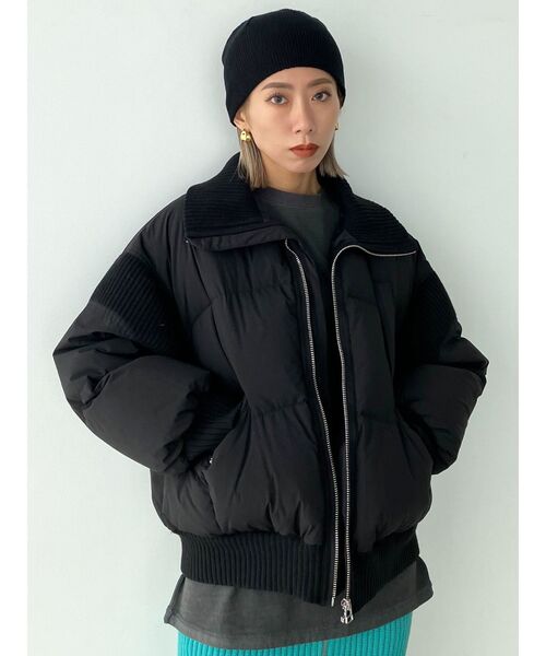 EMODA(エモダ)の「オーバールーズTシャツ(Tシャツ/カットソー・レディース・ブルー/ホワイト/ブラック・FREE)」の15枚目の写真