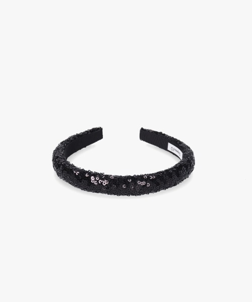 Chapeau d' O(シャポードオー)の「Chapeau d' O Spangle Thin Headband / シャポードオー(ヘアバンド・レディース・ブラック/ワイン・FREE)」の6枚目の写真