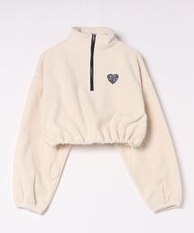 INGNI | ハーフジップ胸ロゴショート丈フリーストップス(その他トップス)