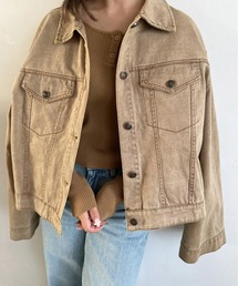 Olu. | オーバーサイズラテカラーデニムジャケット(デニムジャケット)