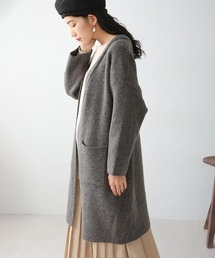ニットロングカーディガン