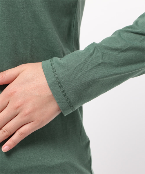 チチカカ(チチカカ)の「フォールカラフルクロシェ ロングTシャツ(Tシャツ/カットソー・レディース・オレンジ/グリーン/その他1・MEDIUM/LARGE)」の8枚目の写真