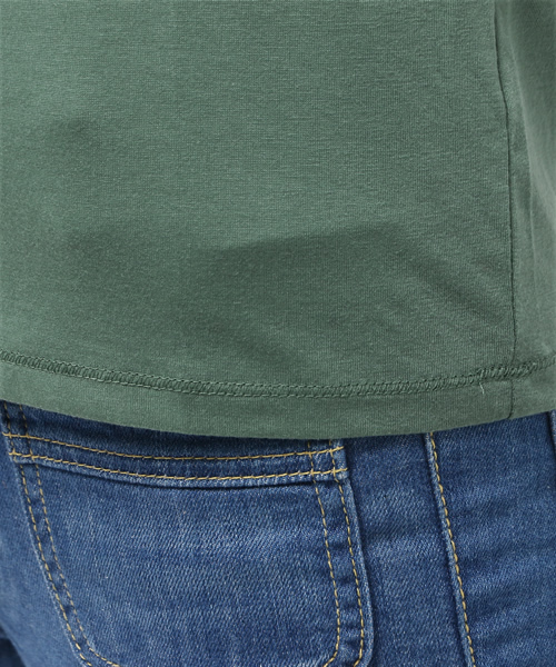 チチカカ(チチカカ)の「フォールカラフルクロシェ ロングTシャツ(Tシャツ/カットソー・レディース・オレンジ/グリーン/その他1・MEDIUM/LARGE)」の9枚目の写真