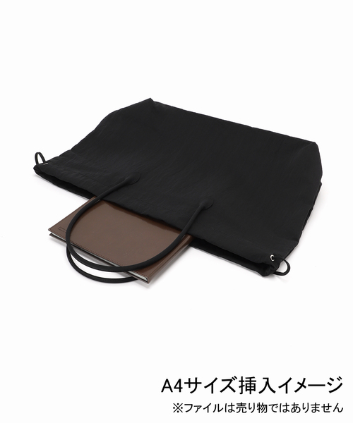 Spick & Span（スピックアンドスパン）の「≪追加≫【MARY AL TERNA / メアリ オル ターナ】TRAVEL TOTE BAG（トートバッグ・レディース・ブラック/ベージュ・FREE）」の19枚目の写真