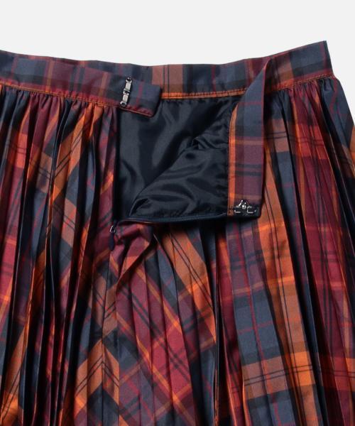 Ray BEAMS（レイビームス）の「Ray BEAMS / タータンチェック プリーツスカート（スカート・レディース・オレンジ/ネイビー・1/0）」の6枚目の写真