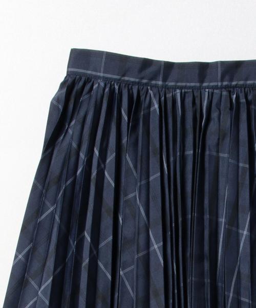 Ray BEAMS（レイビームス）の「Ray BEAMS / タータンチェック プリーツスカート（スカート・レディース・オレンジ/ネイビー・1/0）」の9枚目の写真