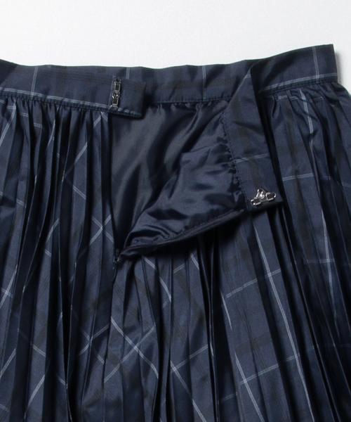 Ray BEAMS（レイビームス）の「Ray BEAMS / タータンチェック プリーツスカート（スカート・レディース・オレンジ/ネイビー・1/0）」の10枚目の写真