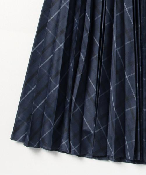 Ray BEAMS（レイビームス）の「Ray BEAMS / タータンチェック プリーツスカート（スカート・レディース・オレンジ/ネイビー・1/0）」の13枚目の写真