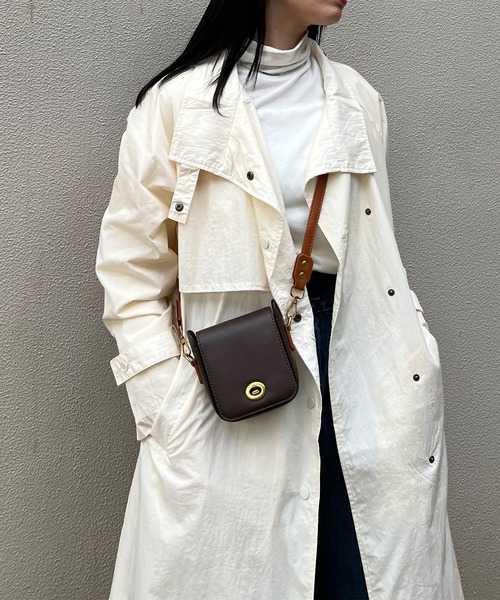 ISOOK（アイスー）の「【ISOOK / アイスー】ナイロンスプリングコート / 春アウター スタンドカラーコート ミリタリージャケット ロングコート ナイロンジャケット トレンチコート ステンカラーコート ZOZOTOWN限定（トレンチコート・レディース・アイボリー/カーキ・FREE）」の21枚目の写真