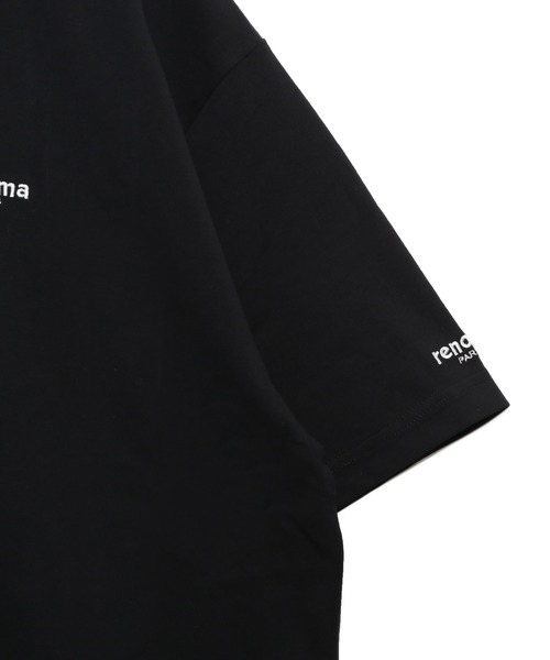 renoma PARIS - 新品【renoma】ロゴ　半袖　モックネック　プルオーバー ブラック　Ｍ セール】LOGO MOCK NECK T-SHIRT（Tシャツ/カットソー）｜renoma
