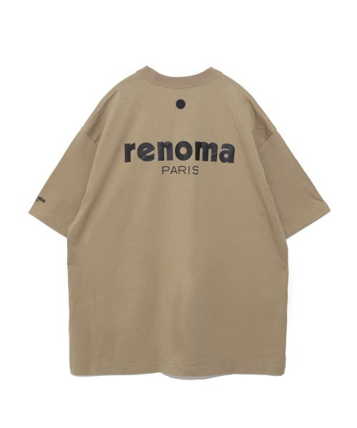 renoma PARIS - 新品【renoma】ロゴ　半袖　モックネック　プルオーバー ブラック　Ｍ renoma PARIS tシャツ DRY MESH MOCK NECK S/S メンズ