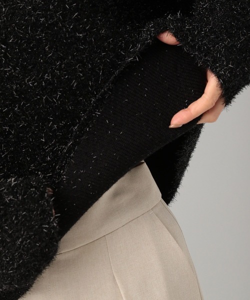 A part by(アパートバイ)の「グリッターシャギープルオーバーLS(ニット/セーター・レディース・アイボリー/ブラック・FREE)」の16枚目の写真