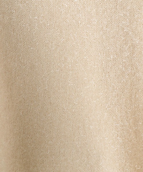 A part by(アパートバイ)の「グリッターシャギープルオーバーLS(ニット/セーター・レディース・アイボリー/ブラック・FREE)」の17枚目の写真