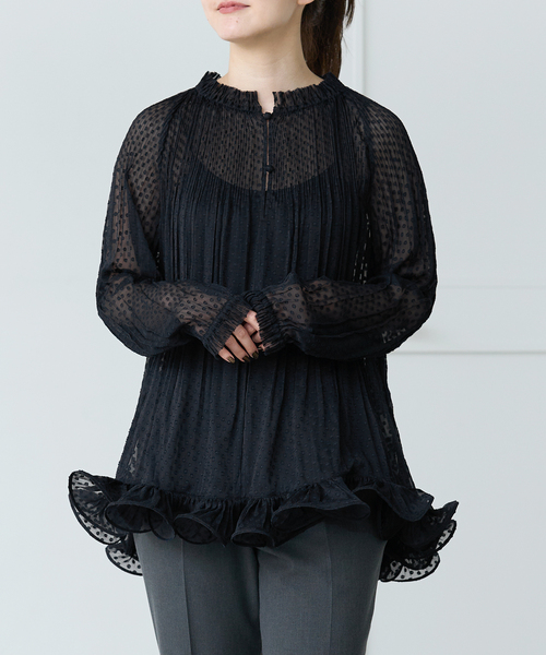 極美品◆イエナ購入 Venit リネン フリルブラウス プリーツ シャツ 楽天市場】フリル（ブランドイエナ）（シャツ・ブラウス