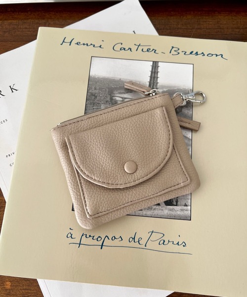 Me%（ミィパーセント）の「マルチWAYカスタムポーチサイフ 102166（財布・レディース・ブラック/アイボリー/シルバー/ベージュ・FREE）」の3枚目の写真