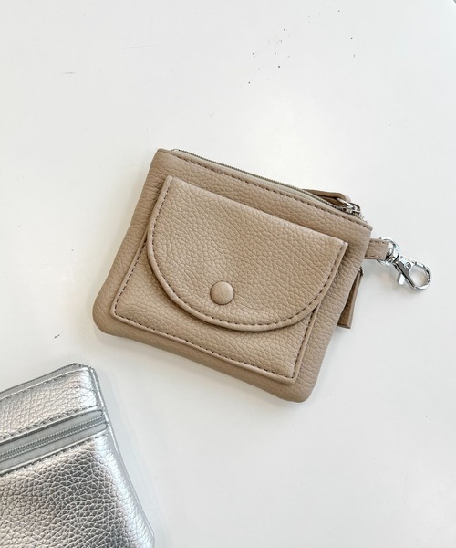 Me%（ミィパーセント）の「マルチWAYカスタムポーチサイフ 102166（財布・レディース・ブラック/アイボリー/シルバー/ベージュ・FREE）」の7枚目の写真