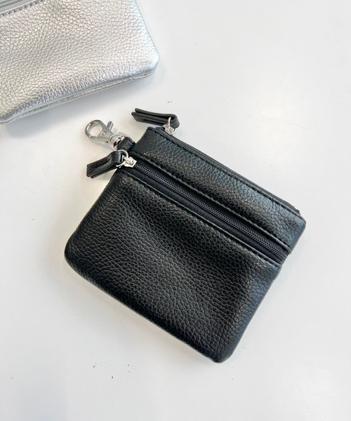 Me%（ミィパーセント）の「マルチWAYカスタムポーチサイフ 102166（財布・レディース・ブラック/アイボリー/シルバー/ベージュ・FREE）」の10枚目の写真