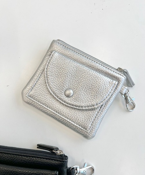 Me%（ミィパーセント）の「マルチWAYカスタムポーチサイフ 102166（財布・レディース・ブラック/アイボリー/シルバー/ベージュ・FREE）」の13枚目の写真