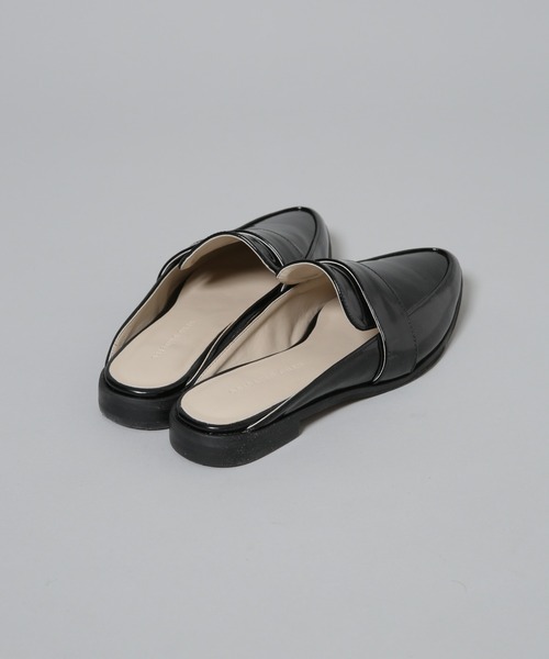 NANO universe（ナノユニバース）の「ミュールローファー（ローファー・レディース・ライトグレー/ブラック・38/36/37）」の6枚目の写真