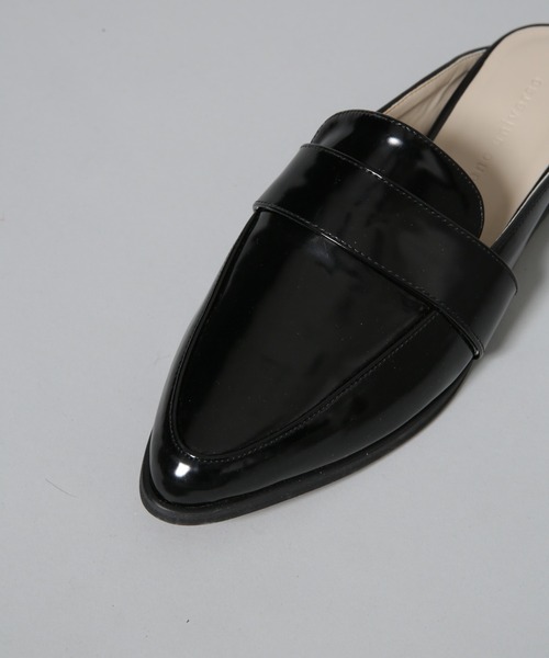 NANO universe（ナノユニバース）の「ミュールローファー（ローファー・レディース・ライトグレー/ブラック・38/36/37）」の7枚目の写真