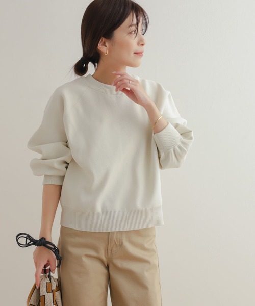 URBAN RESEARCH DOORS（アーバンリサーチドアーズ）の「スポンディングニットプルオーバー（ニット/セーター・レディース・ブルー/アイボリー/グレー系その他・MEDIUM）」の5枚目の写真