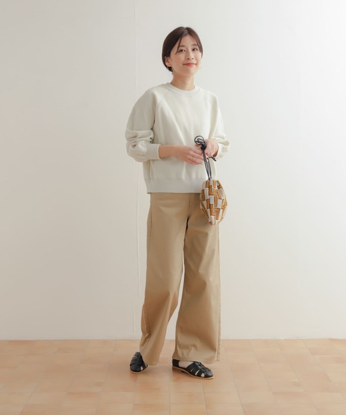 URBAN RESEARCH DOORS（アーバンリサーチドアーズ）の「スポンディングニットプルオーバー（ニット/セーター・レディース・ブルー/アイボリー/グレー系その他・MEDIUM）」の11枚目の写真