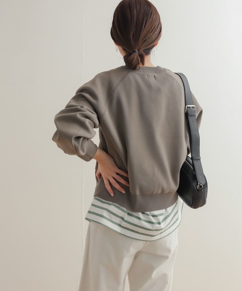 URBAN RESEARCH DOORS（アーバンリサーチドアーズ）の「スポンディングニットプルオーバー（ニット/セーター・レディース・ブルー/アイボリー/グレー系その他・MEDIUM）」の15枚目の写真