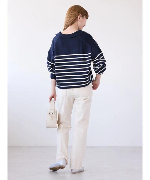 AMERICAN HOLIC（アメリカンホリック）の「衿付きニットプルオーバー（ニット/セーター・レディース・ホワイト系その他4/ブルー系その他2・M/L）」の20枚目の写真