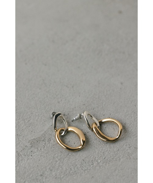 STYLEMIXER（スタイルミキサー）の「コンビネーションリングピアス（ピアス（両耳用）・レディース・マルチ・FREE）」の2枚目の写真