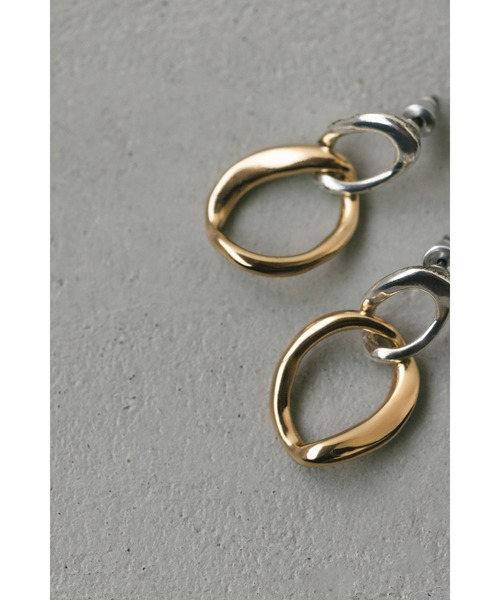 STYLEMIXER（スタイルミキサー）の「コンビネーションリングピアス（ピアス（両耳用）・レディース・マルチ・FREE）」の4枚目の写真