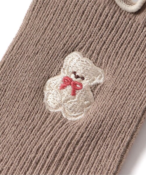 apres les cours（アプレレクール）の「tiny bear メロウフリルソックス（ソックス/靴下・キッズ・ベージュ/アイボリー・12/15 /18/21）」の8枚目の写真