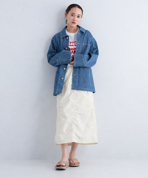 新品green label relaxing デニムカバーオール green label relaxing（グリーンレーベルリラクシング）の「デニム