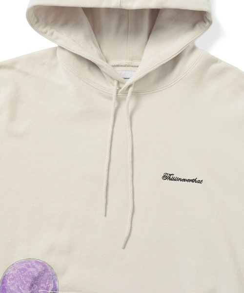 thisisneverthat（ディスイズネバーザット）の「Surfing Skull Hoodie（パーカー・メンズ・ナチュラル/ブルーパープル・L/M/S/XL）」の3枚目の写真