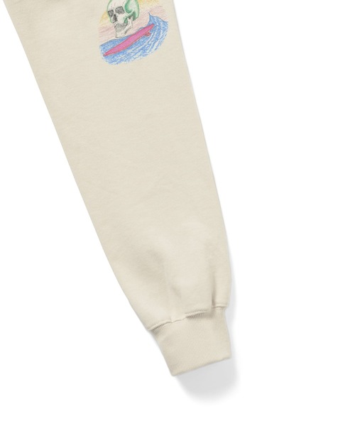 thisisneverthat（ディスイズネバーザット）の「Surfing Skull Hoodie（パーカー・メンズ・ナチュラル/ブルーパープル・L/M/S/XL）」の4枚目の写真