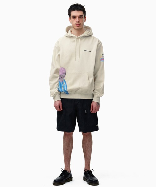 thisisneverthat（ディスイズネバーザット）の「Surfing Skull Hoodie（パーカー・メンズ・ナチュラル/ブルーパープル・L/M/S/XL）」の6枚目の写真