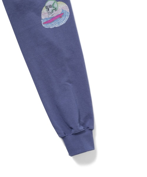 thisisneverthat（ディスイズネバーザット）の「Surfing Skull Hoodie（パーカー・メンズ・ナチュラル/ブルーパープル・L/M/S/XL）」の8枚目の写真