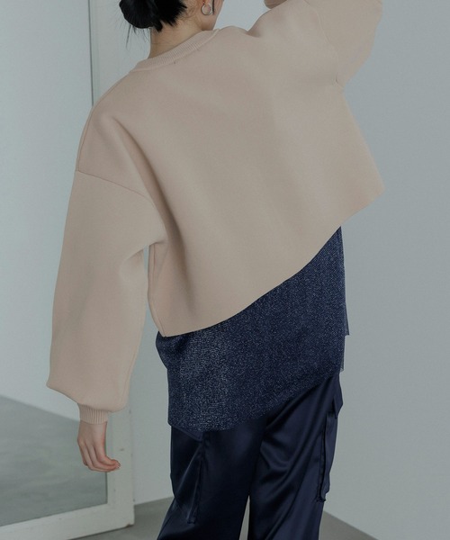 CE'E_SE'E（シーシー）の「クロップドリングスナップカーディガン（カーディガン/ボレロ・レディース・オフホワイト/ライトグレー/ブラック/ベージュ・FREE）」の6枚目の写真