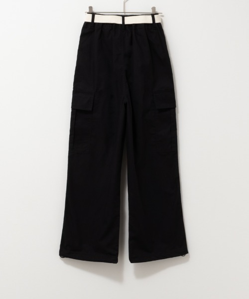 RICH MIX(リッチミックス)の「RICH MIX リッチミックス ベルト付きカーゴパンツ(カーゴパンツ・キッズ・ブラック/ピンク・160/150/140/130/120)」の8枚目の写真