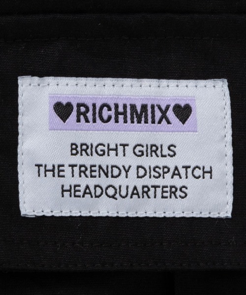 RICH MIX(リッチミックス)の「RICH MIX リッチミックス ベルト付きカーゴパンツ(カーゴパンツ・キッズ・ブラック/ピンク・160/150/140/130/120)」の6枚目の写真