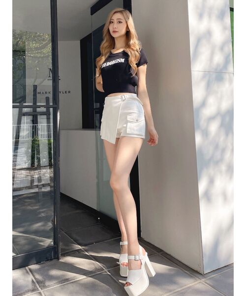 GYDA（ジェイダ）の「アンクルベルトチャンキーサンダル（サンダル・レディース・アイボリー/ブラック・LARGE/MEDIUM/SMALL）」の14枚目の写真