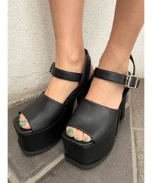 GYDA | アンクルベルトチャンキーサンダル(サンダル)