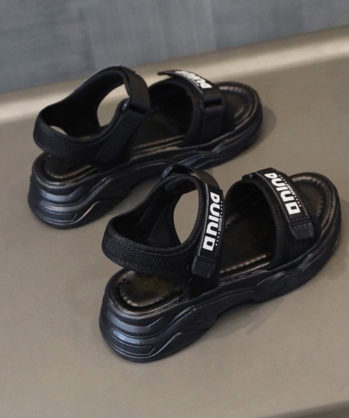 Miniministore(ミニミニストア)の「厚底スポーツサンダル ベルクロレディース(サンダル・レディース・ブラック/ホワイト・22.5cm/24.0cm/24.5cm/23.0cm/23.5cm)」の12枚目の写真