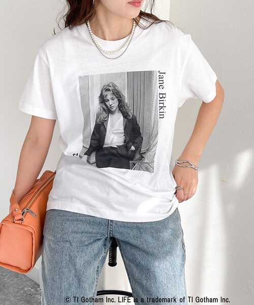 GOOD ROCK SPEED（グッドロックスピード）の「【GOOD ROCK SPEED/グッドロックスピード】LIFE PHOTO半袖シャツ（Tシャツ/カットソー・レディース・ホワイト系その他4/ホワイト系その他3/ホワイト系その他2/オフホワイト・FREE）」の2枚目の写真