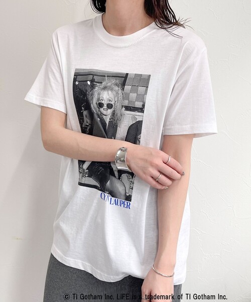 GOOD ROCK SPEED（グッドロックスピード）の「【GOOD ROCK SPEED/グッドロックスピード】LIFE PHOTO半袖シャツ（Tシャツ/カットソー・レディース・ホワイト系その他4/ホワイト系その他3/ホワイト系その他2/オフホワイト・FREE）」の10枚目の写真