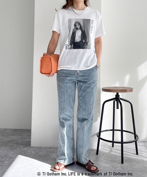 GOOD ROCK SPEED（グッドロックスピード）の「【GOOD ROCK SPEED/グッドロックスピード】LIFE PHOTO半袖シャツ（Tシャツ/カットソー・レディース・ホワイト系その他4/ホワイト系その他3/ホワイト系その他2/オフホワイト・FREE）」の12枚目の写真